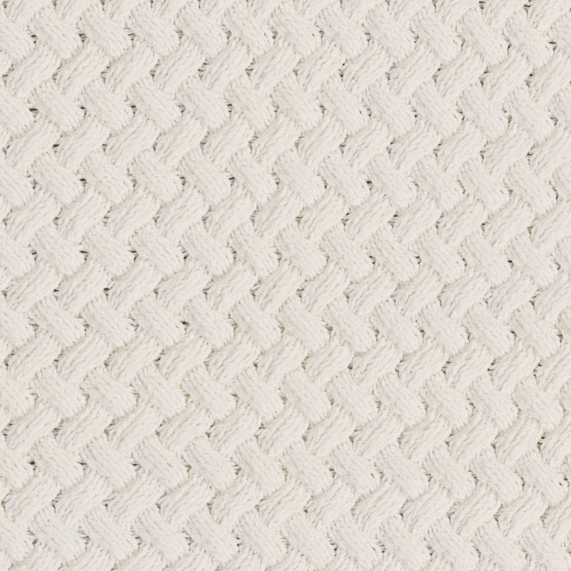 slide 5 of 5, Chunky Chenille Throw Ivory - Threshold™, 1 ct