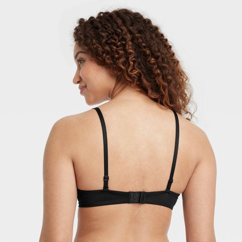 slide 2 of 6, Women's Super Push-Up Plunge Bra - Auden™ Black 36B: Underwire, Adjustable Strap, Molded Cup, 1 ct
