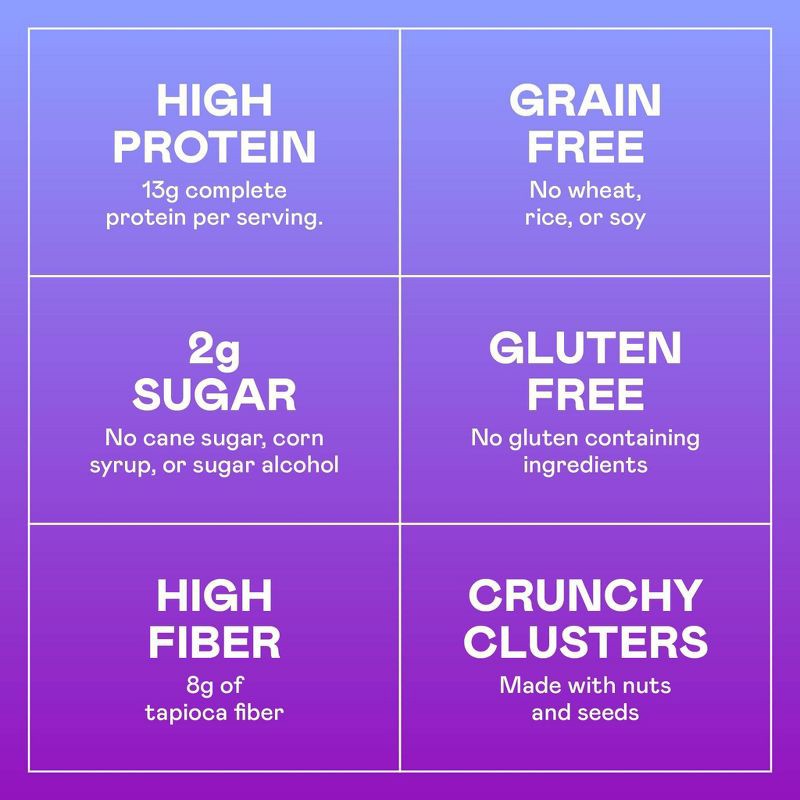 slide 6 of 8, MAGIC SPOON Dark Chocolate Almond Protein Granola - 8oz, 8 oz