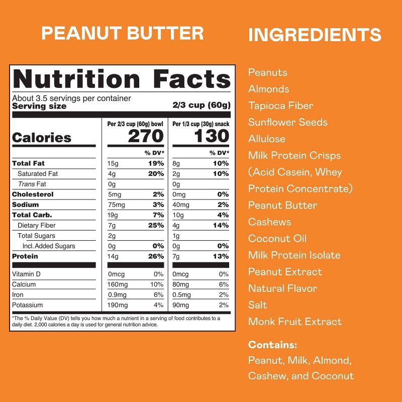 slide 2 of 7, MAGIC SPOON Peanut Butter Protein Granola - 8oz, 8 oz