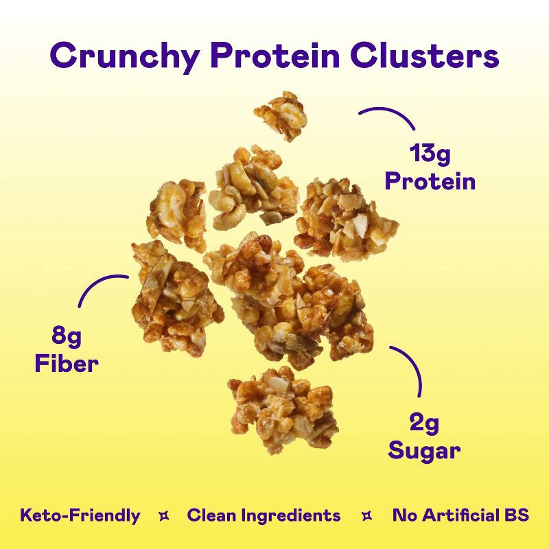 slide 4 of 7, MAGIC SPOON Honey Almond Protein Granola - 8oz, 8 oz