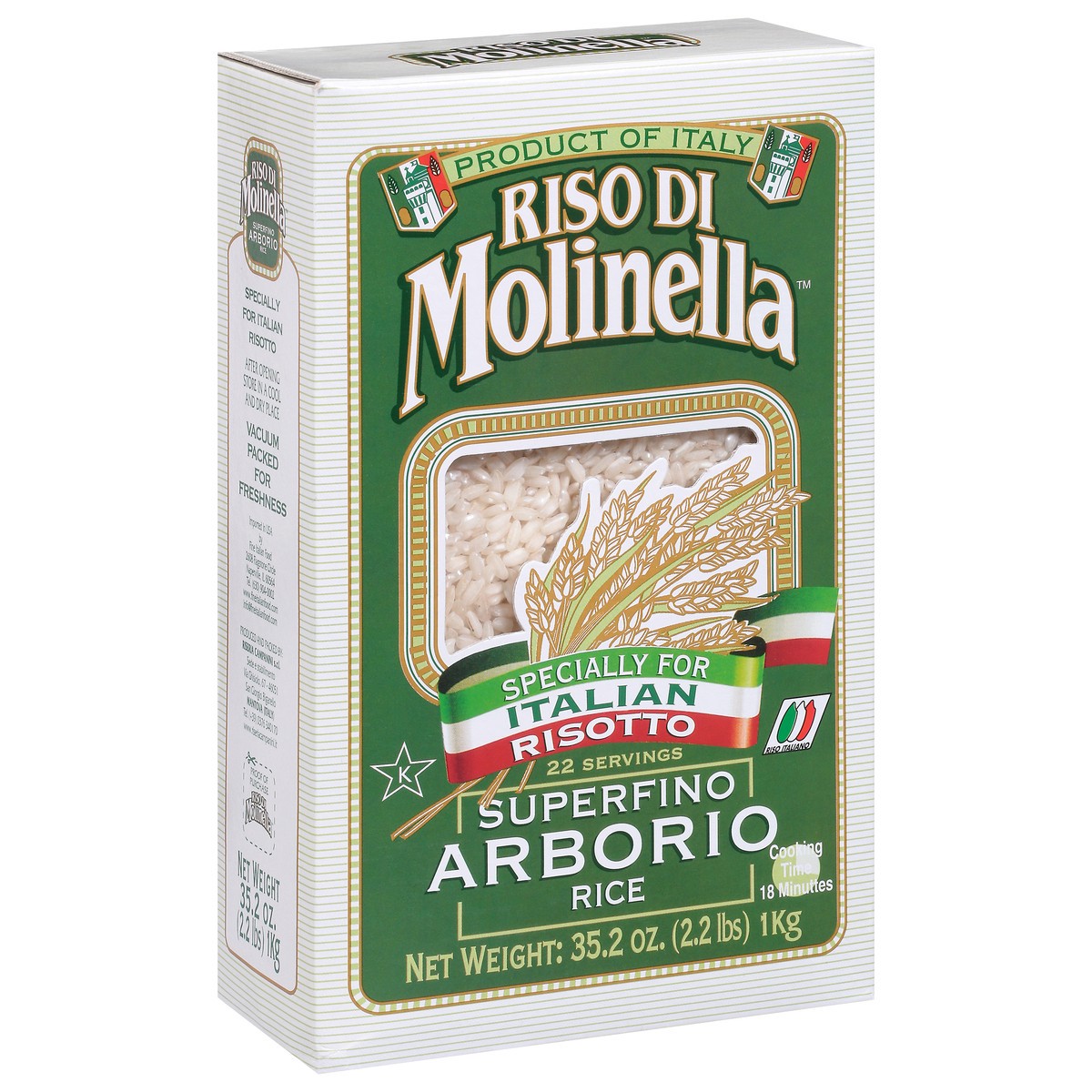 slide 4 of 9, Riso di Molinella Superfino Arborio Rice 35.2 oz, 35.2 oz