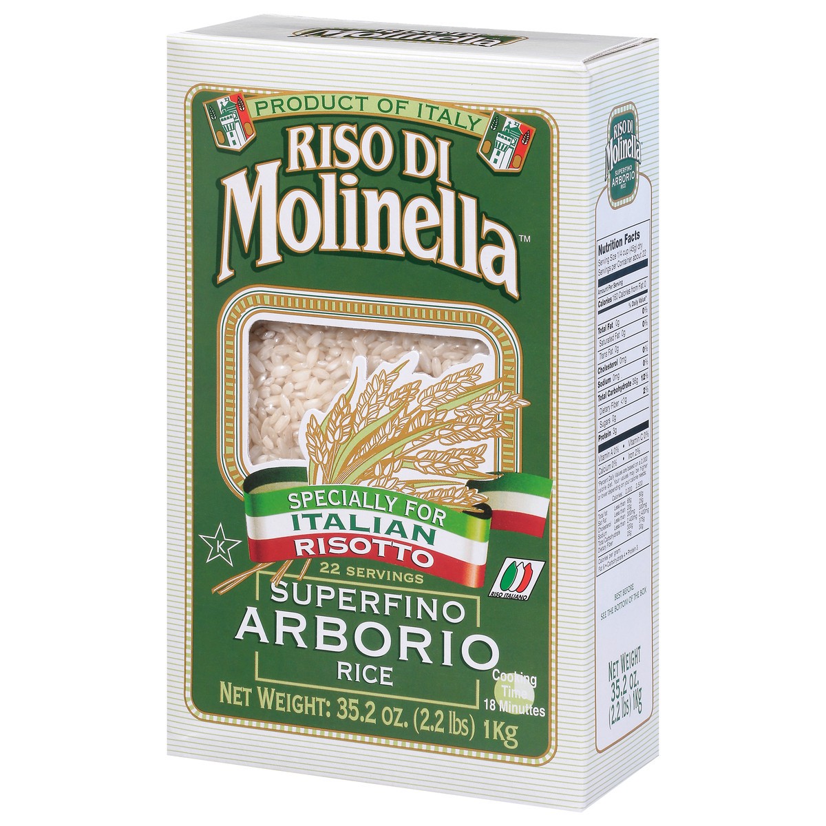slide 5 of 9, Riso di Molinella Superfino Arborio Rice 35.2 oz, 35.2 oz