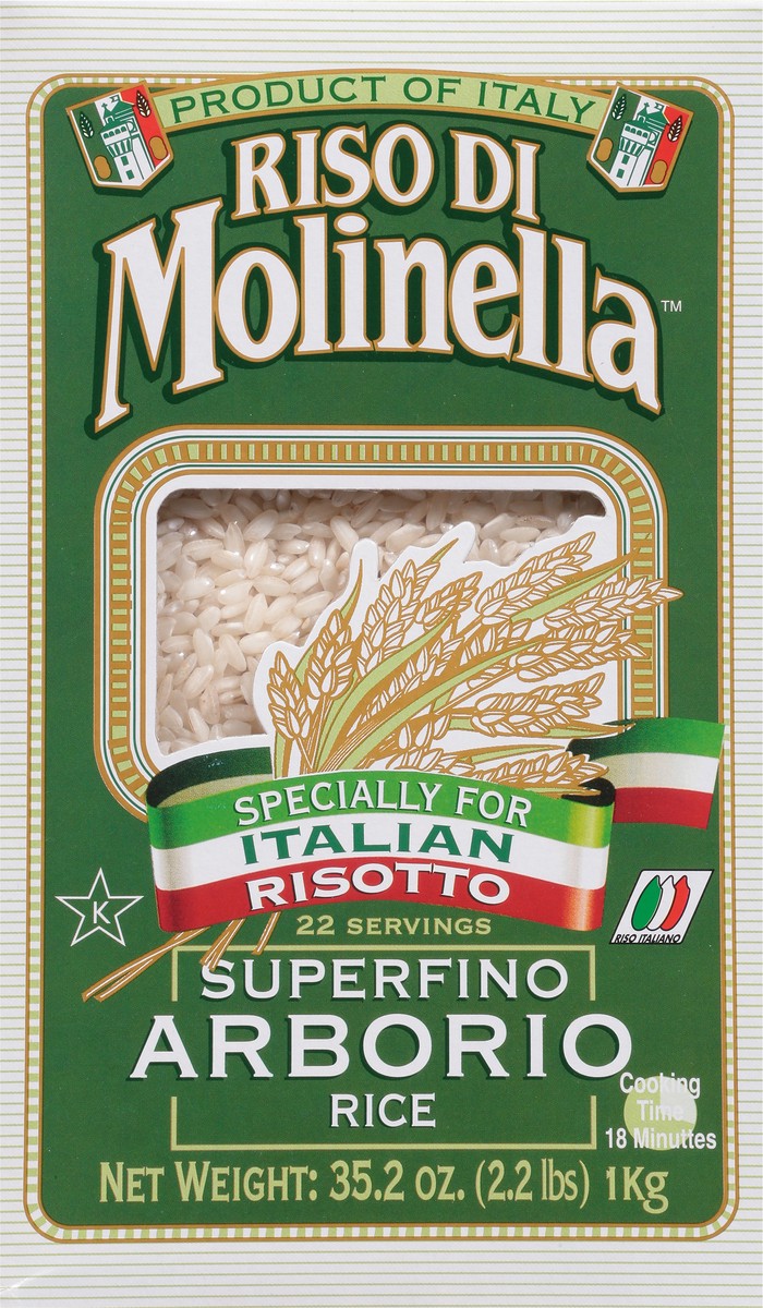 slide 9 of 9, Riso di Molinella Superfino Arborio Rice 35.2 oz, 35.2 oz
