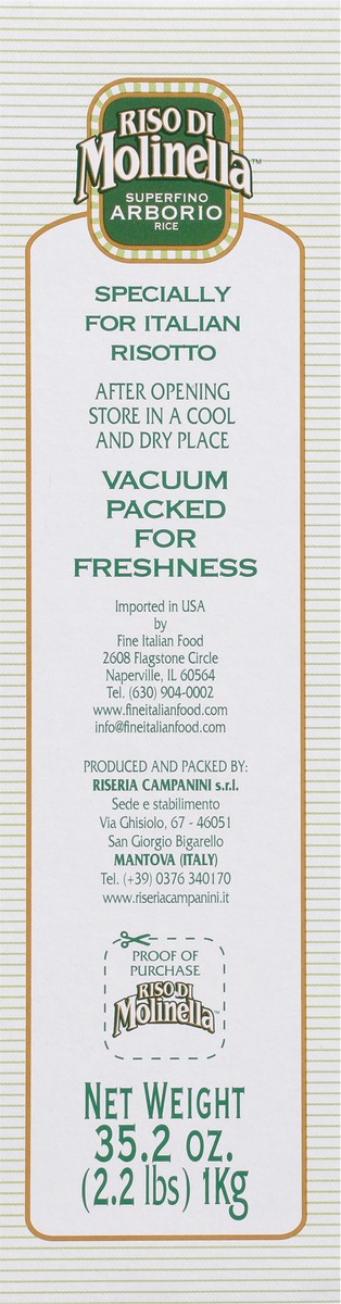 slide 8 of 9, Riso di Molinella Superfino Arborio Rice 35.2 oz, 35.2 oz
