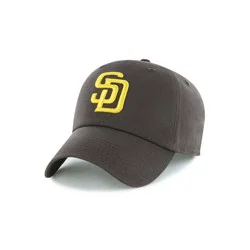 MLB San Diego Padres Clean Up Hat: Cotton Adjustable Baseball Cap