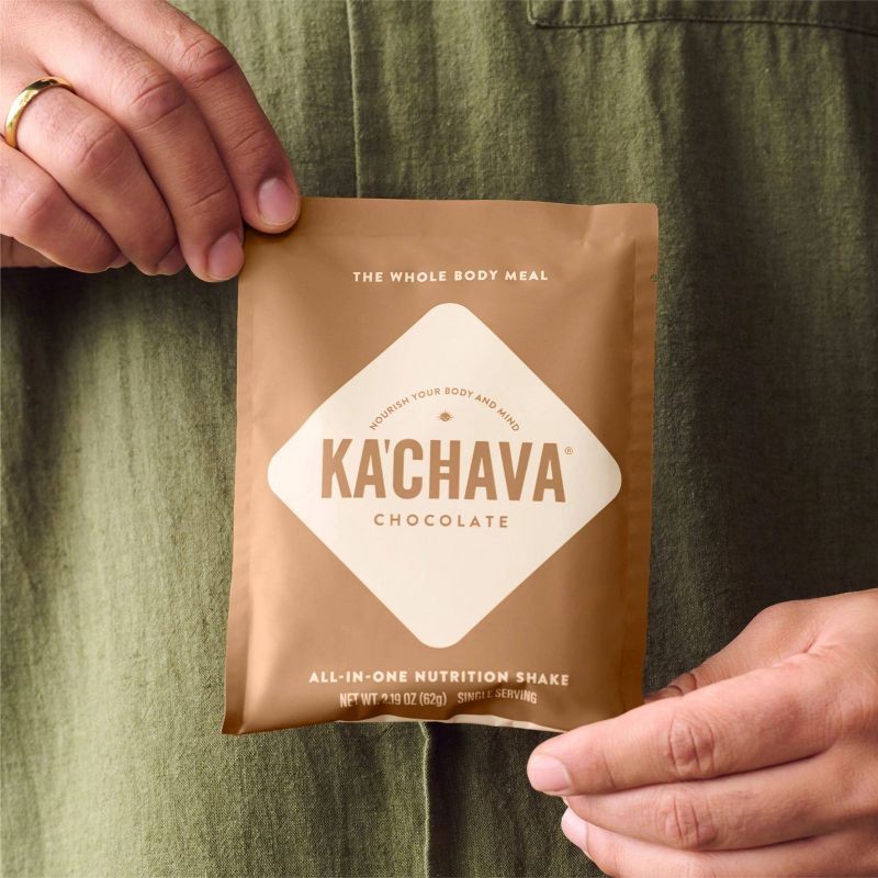 slide 6 of 9, Ka'Chava All-In-One Plant Based Nutritional Shake Powder - Single Serve - Chocolate - 10.93oz/5ct, 10.93 oz, 5 ct