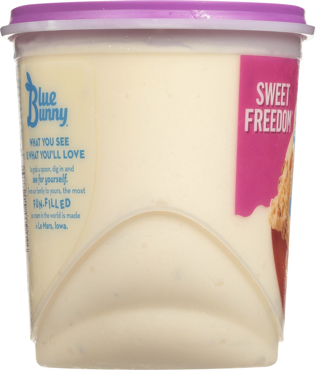 slide 7 of 11, Blue Bunny Butter Pecan Ice Cream Sweet Freedom, 48 fl oz