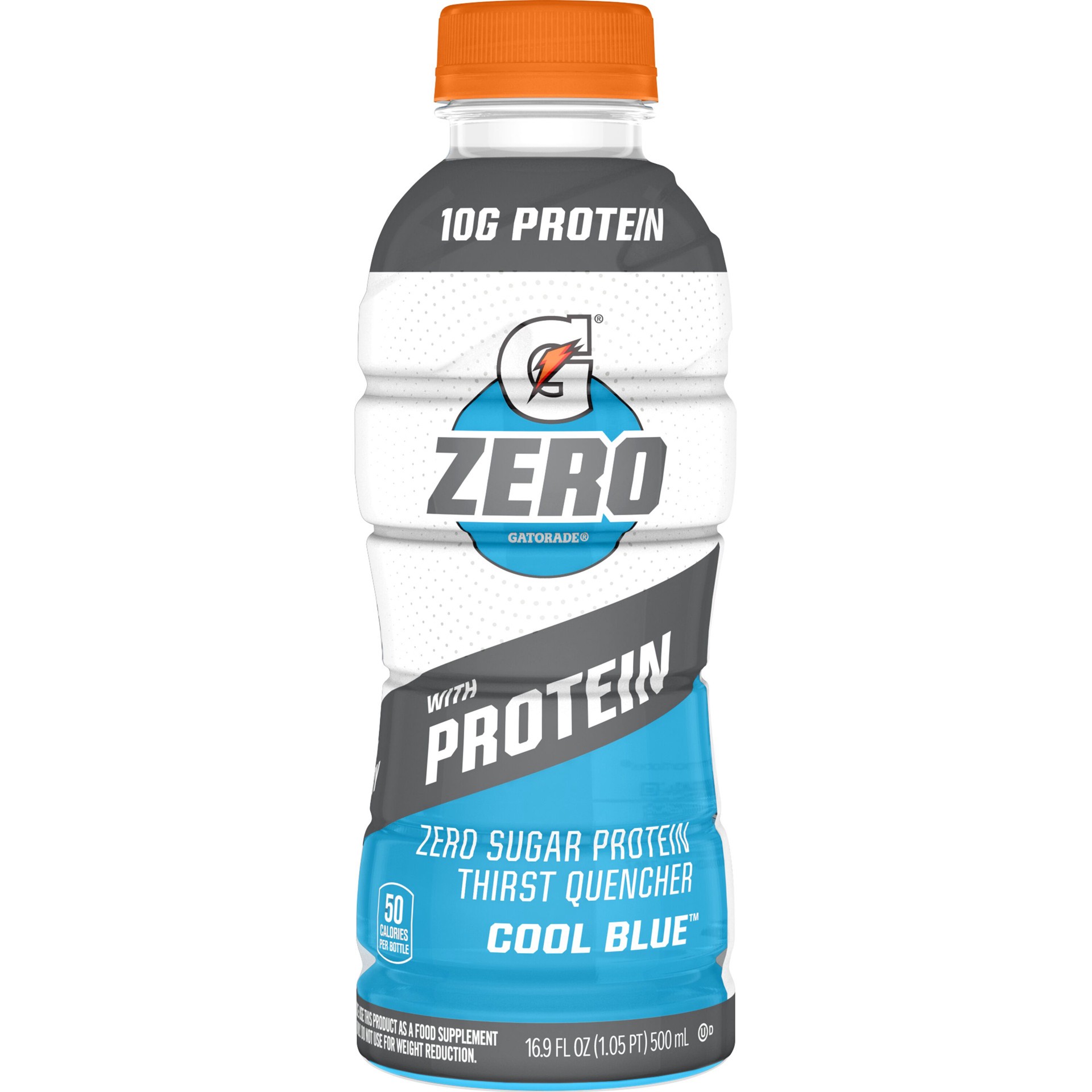 slide 1 of 1, Gatorade Zero Sugar With Protein Thirst Quencher Cool Blue Sports Drink - 16.9 oz, 16.9 oz