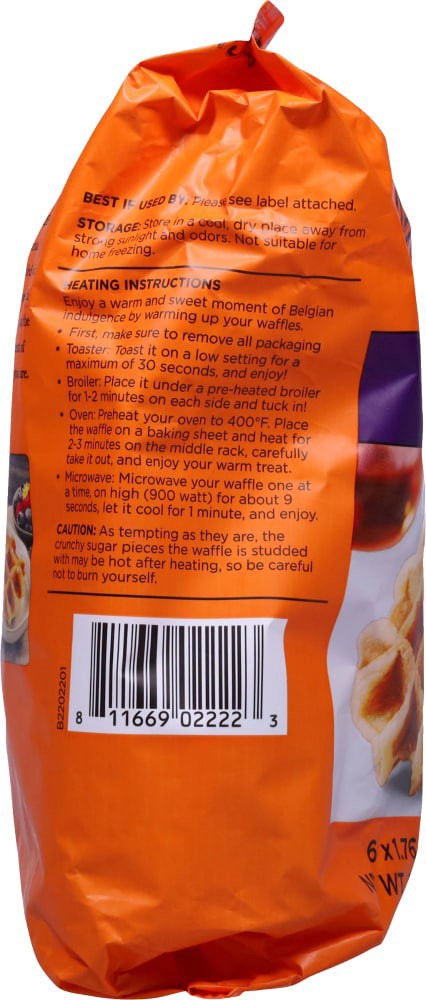 slide 3 of 4, St Pierre Belgian Maple Flavor Waffles 6 - 1.76 oz Waffles, 10.6 oz