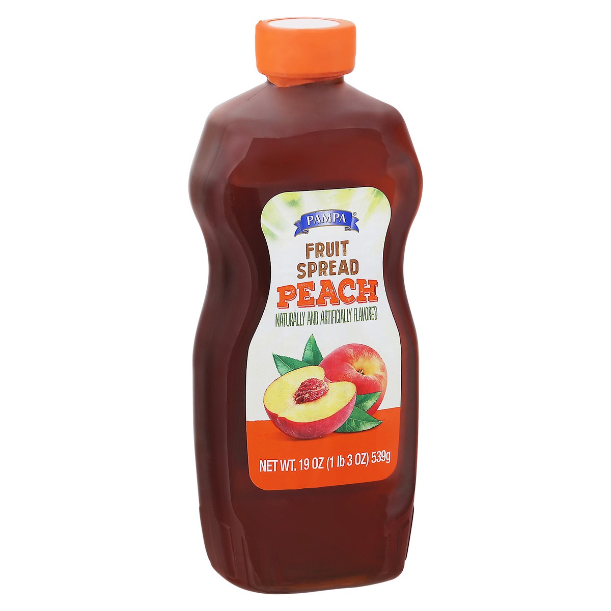 slide 9 of 14, Pampa Peach Squeeze Jelly - 19 oz, 19 oz