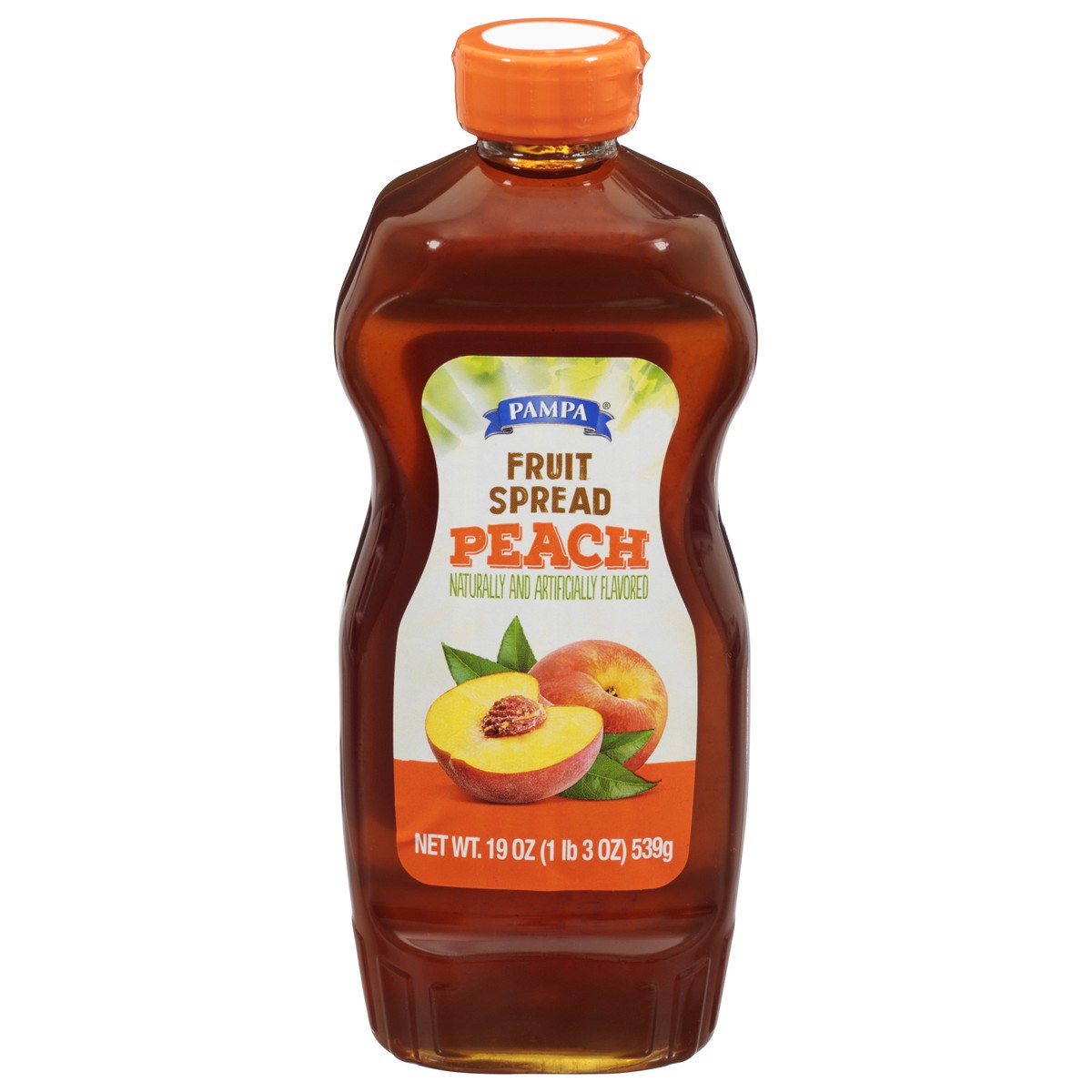 slide 1 of 14, Pampa Peach Squeeze Jelly - 19 oz, 19 oz