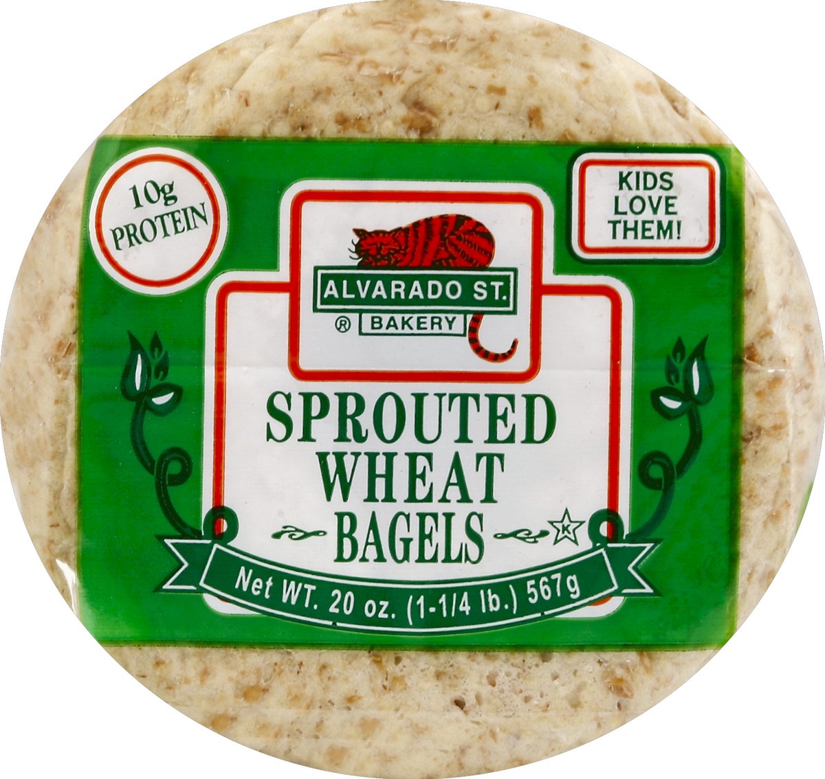 slide 4 of 5, Alvarado St. Bakery Organic Sprouted Wheat Bagels, 6 ct; 20 oz