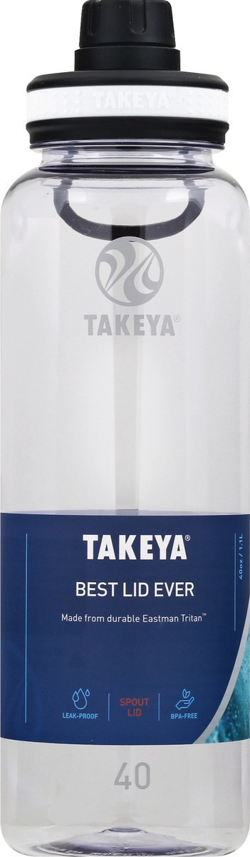 slide 6 of 9, Takeya Tritan Spout Bottle Clear, 1 ct