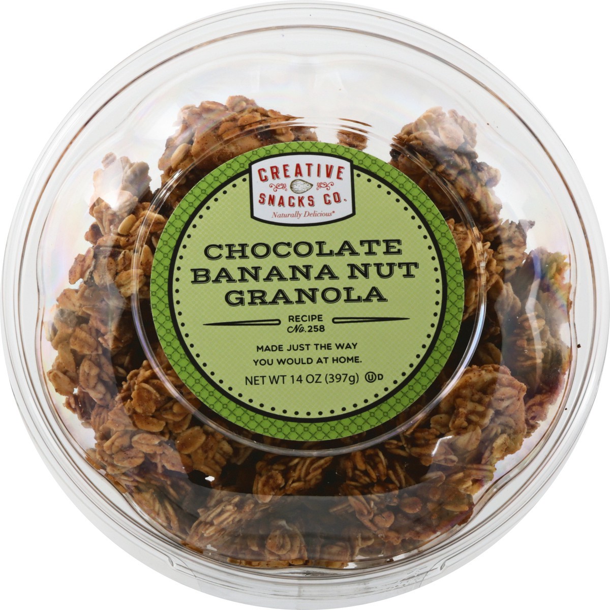 slide 6 of 9, Creative Snacks Co. Chocolate Banana Nut Granola, 14 oz