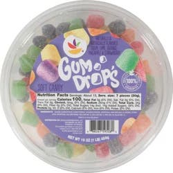 Giant Assorted Gum Drops Soft Candy