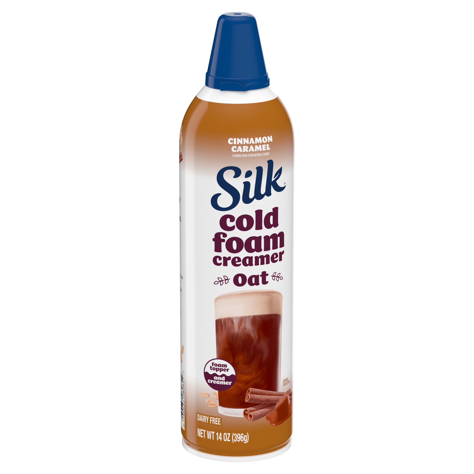 slide 2 of 5, Silk Cold Foam Cinnamon Carml - 14 oz, 14 oz