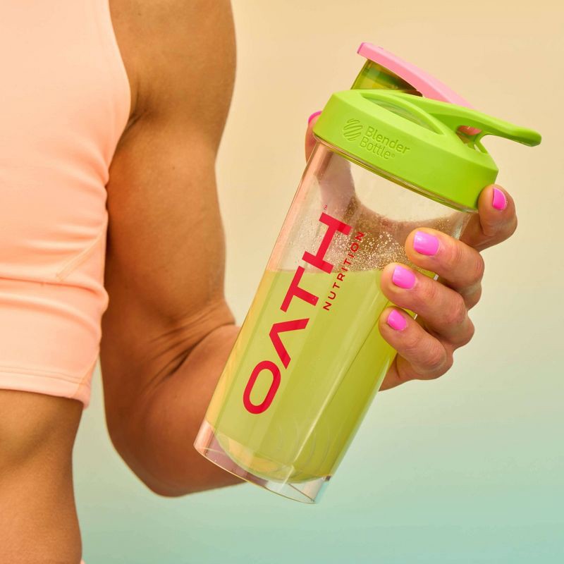 slide 6 of 7, Oath Nutrition Clear Protein Powder - Kiwi Strawberry - 18 Servings: Whey Isolate, 20g Protein, 18 servings, 20 gram