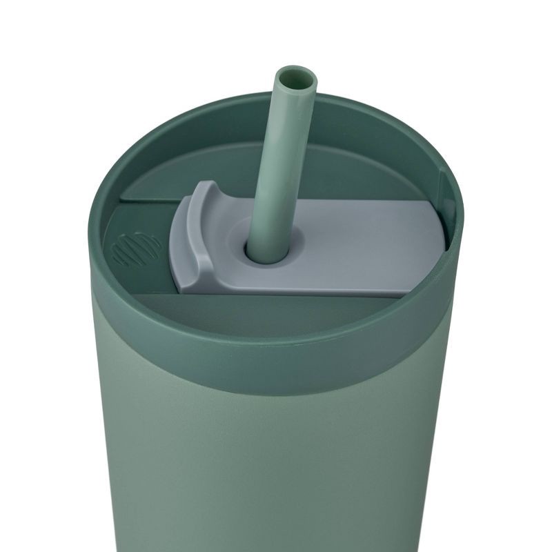 slide 2 of 6, BlenderBottle 24oz Stainless Steel Strada Straw Tumbler - Sage Green, 24 oz