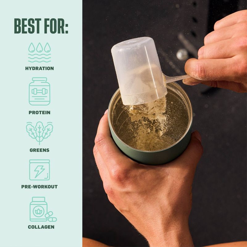 slide 4 of 6, BlenderBottle 24oz Stainless Steel Strada Straw Tumbler - Sage Green, 24 oz