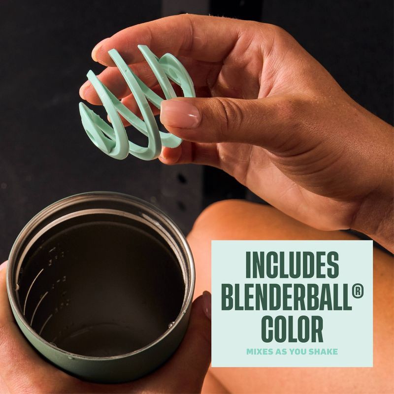 slide 5 of 6, BlenderBottle 24oz Stainless Steel Strada Straw Tumbler - Sage Green, 24 oz