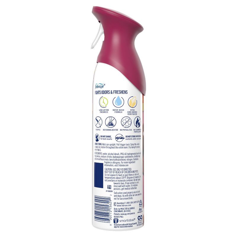 slide 10 of 10, Febreze Luxe Air Mist - Vanilla Suede - 8.8oz, 8.8 oz