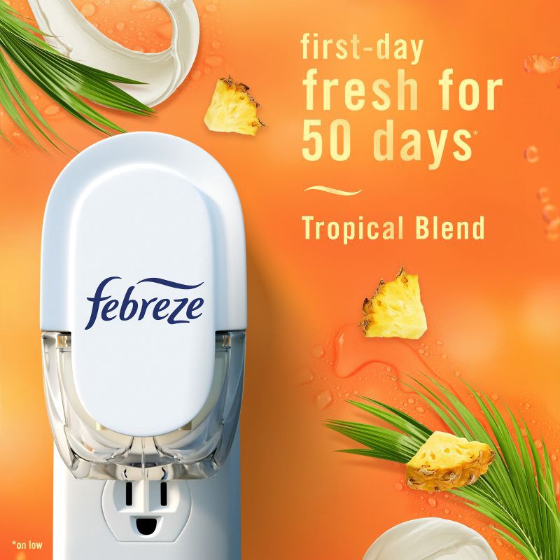 slide 3 of 14, Febreze Luxe Plug Dual Air Freshener Refills - Tropical Blend - 1.75 fl oz/2ct, 1.75 fl oz, 2 ct