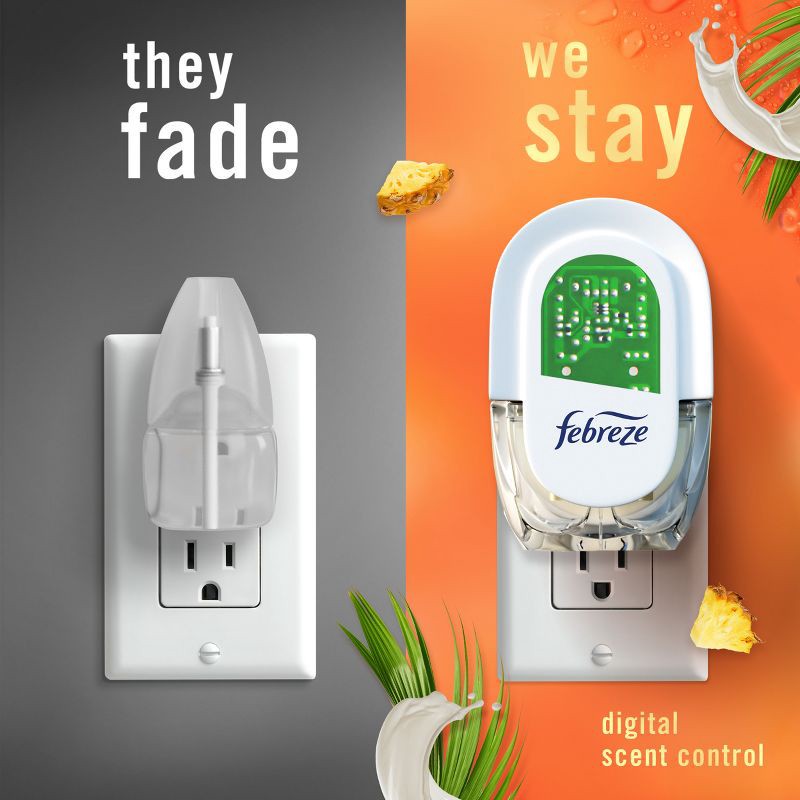 slide 4 of 14, Febreze Luxe Plug Dual Air Freshener Refills - Tropical Blend - 1.75 fl oz/2ct, 1.75 fl oz, 2 ct