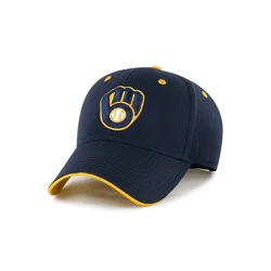 MLB Milwaukee Brewers Youth Money Maker Hat: Adjustable Cotton Baseball Cap