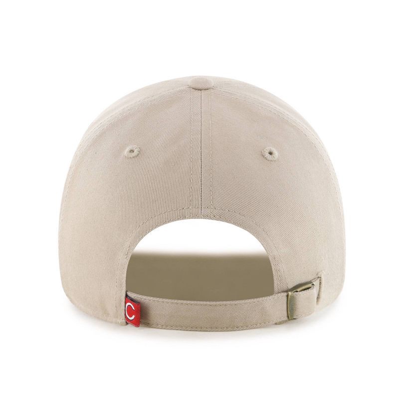 slide 2 of 2, MLB Cincinnati Reds Khaki Clean Up Hat: Adjustable Cotton Baseball Cap, 1 ct