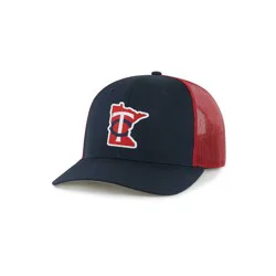 MLB Minnesota Twins Gaze Hat: Adjustable Snapback Baseball Cap, Team Logo, Adult Sizing