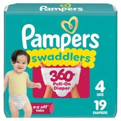 Pampers Swaddlers 360 Disposable Diapers - Size 4 - 19ct