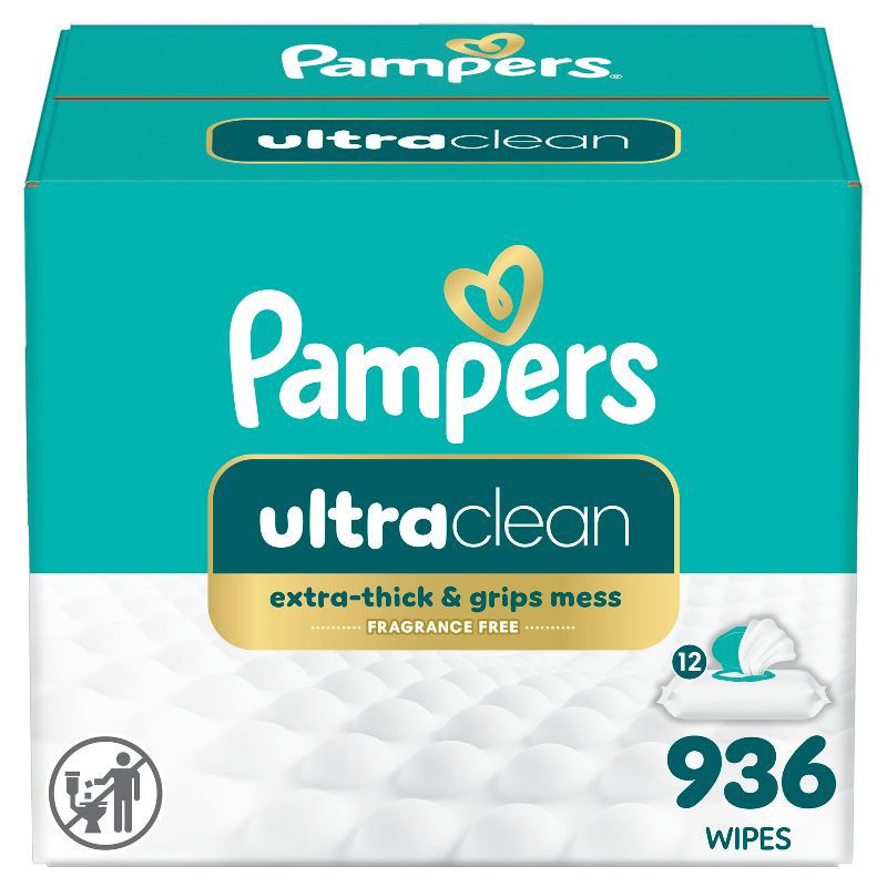 slide 1 of 13, Pampers Ultra Clean Baby Wipes - 936ct, 936 ct