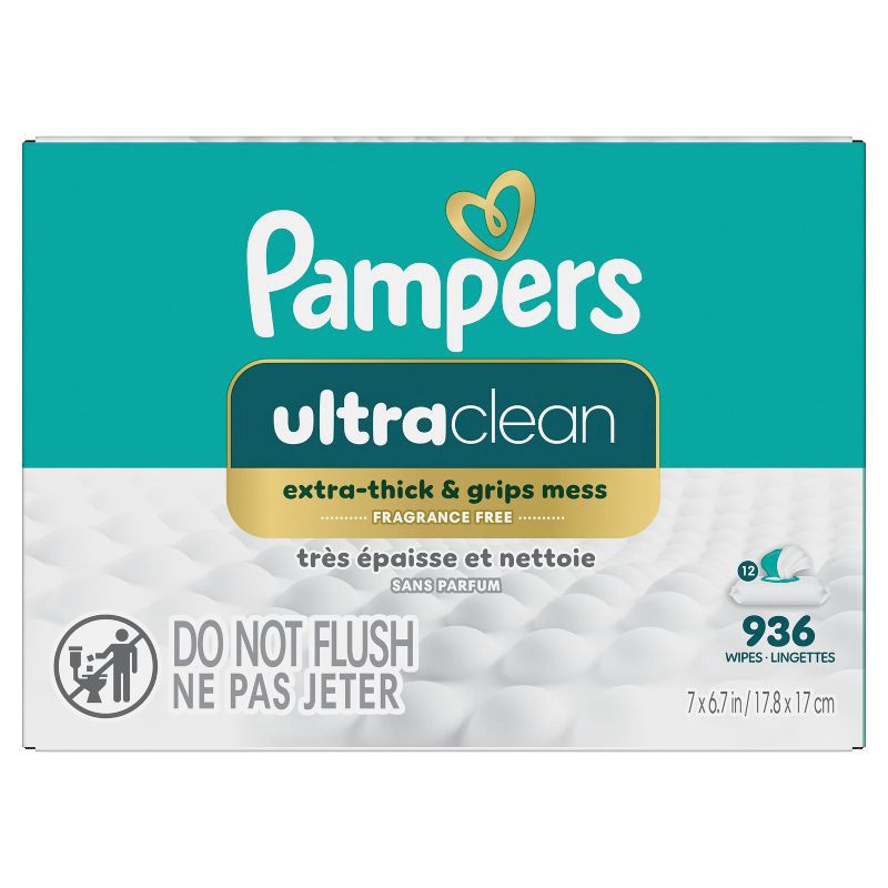 slide 9 of 13, Pampers Ultra Clean Baby Wipes - 936ct, 936 ct