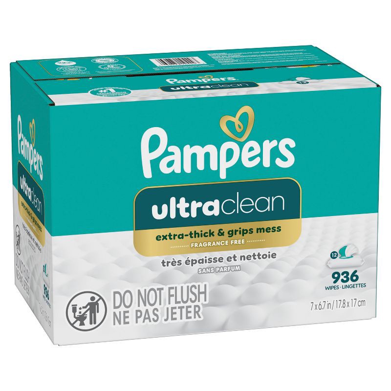 slide 10 of 13, Pampers Ultra Clean Baby Wipes - 936ct, 936 ct