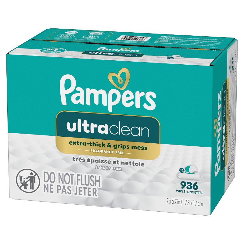 slide 11 of 13, Pampers Ultra Clean Baby Wipes - 936ct, 936 ct