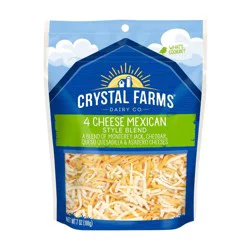 Crystal Farms Mexican 4 Cheese Blend - 7oz