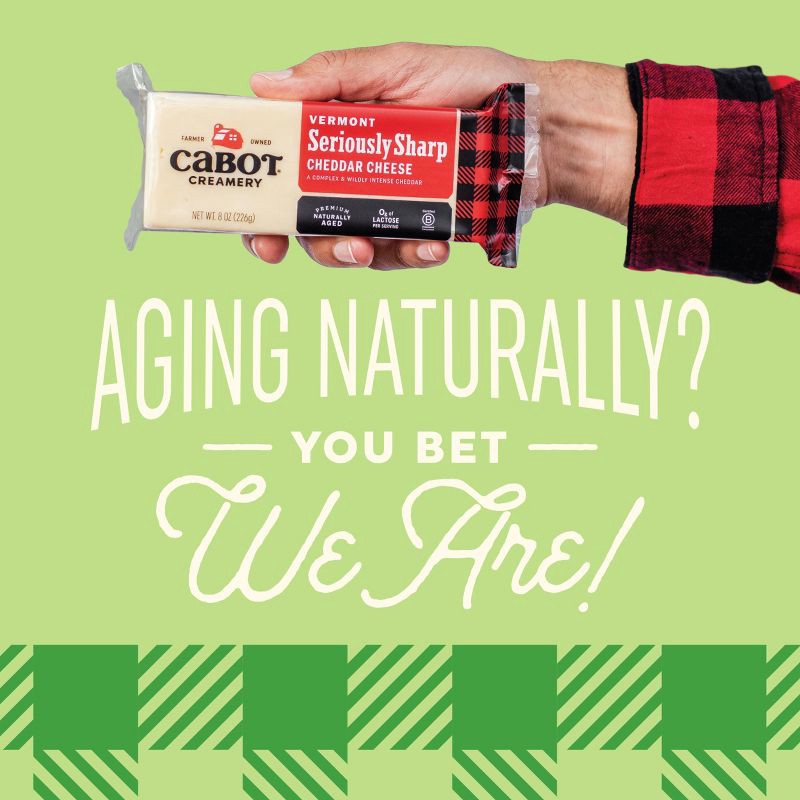 slide 5 of 10, Cabot Creamery New York Extra Sharp White Cheddar Cheese Shred - 8oz, 8 oz