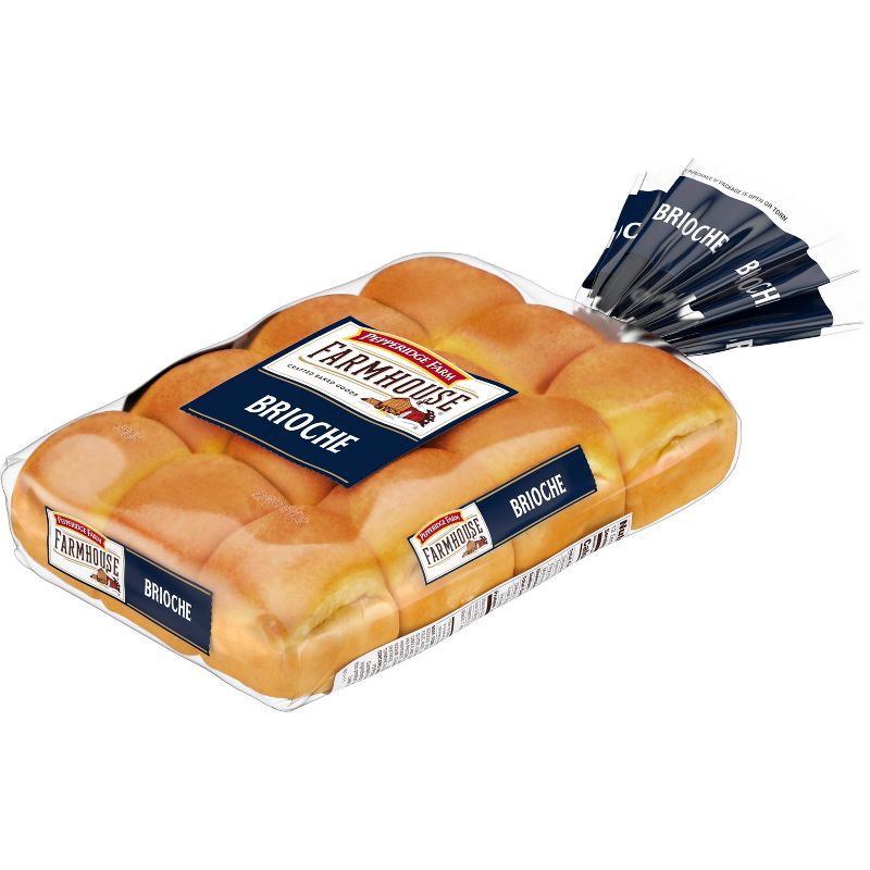 slide 4 of 6, Pepperidge Farm Farmhouse Brioche Dinner Rolls - 12ct/ 11oz, 12 ct; 11 oz