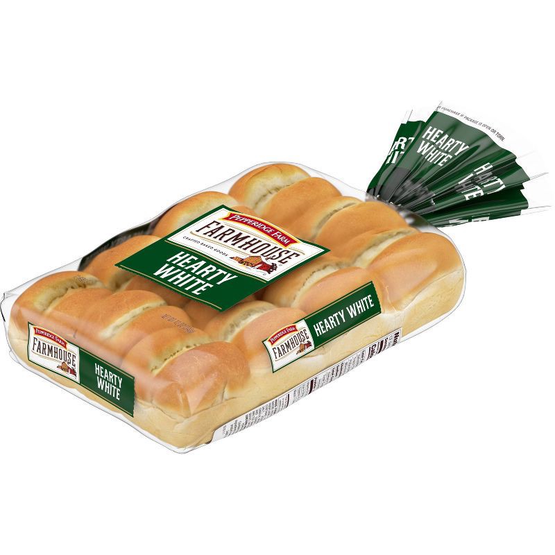 slide 4 of 6, Pepperidge Farm Farmhouse Hearty White Dinner Rolls - 12ct / 12oz, 12 ct; 12 oz