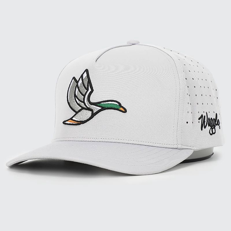 slide 2 of 6, Waggle Hat Decoy: Light Gray Adult Animal Icon Trucker Style, 1 ct