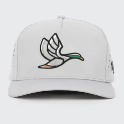Waggle Hat Decoy: Light Gray Adult Animal Icon Trucker Style