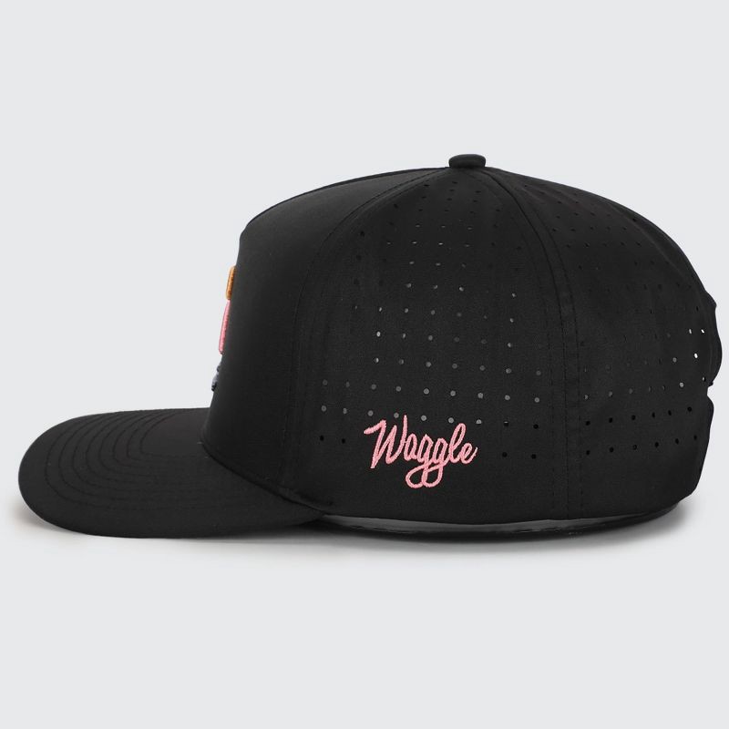 slide 3 of 6, Waggle Hat Flamingo Bay: Adjustable Logo Baseball Hat, 1 ct