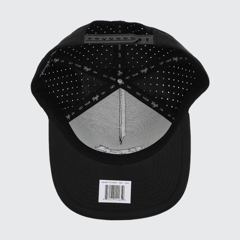 slide 6 of 6, Waggle Hat Legendairy: Adjustable Black Baseball Cap, 1 ct