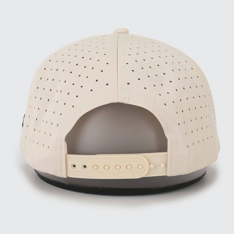 slide 5 of 6, Waggle Hat Snapper: Adjustable Tan Baseball Cap with Animal Logo Design, 1 ct