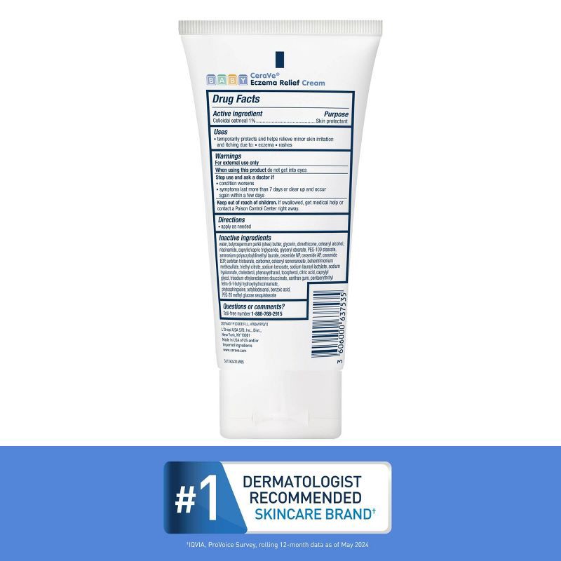 slide 10 of 13, CeraVe Baby Eczema Cream - 5oz, 5 oz