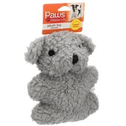 Paws Happy Life Plush Berber Bear Dog Toy