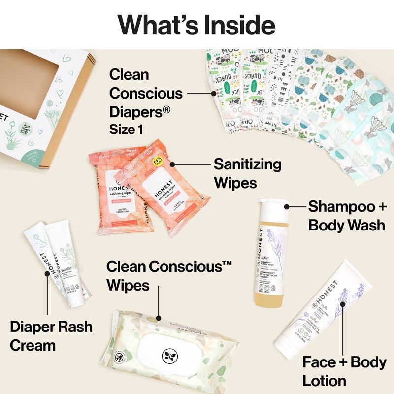 slide 4 of 7, The Honest Company Baby Arrival Gift Set, 1 ct