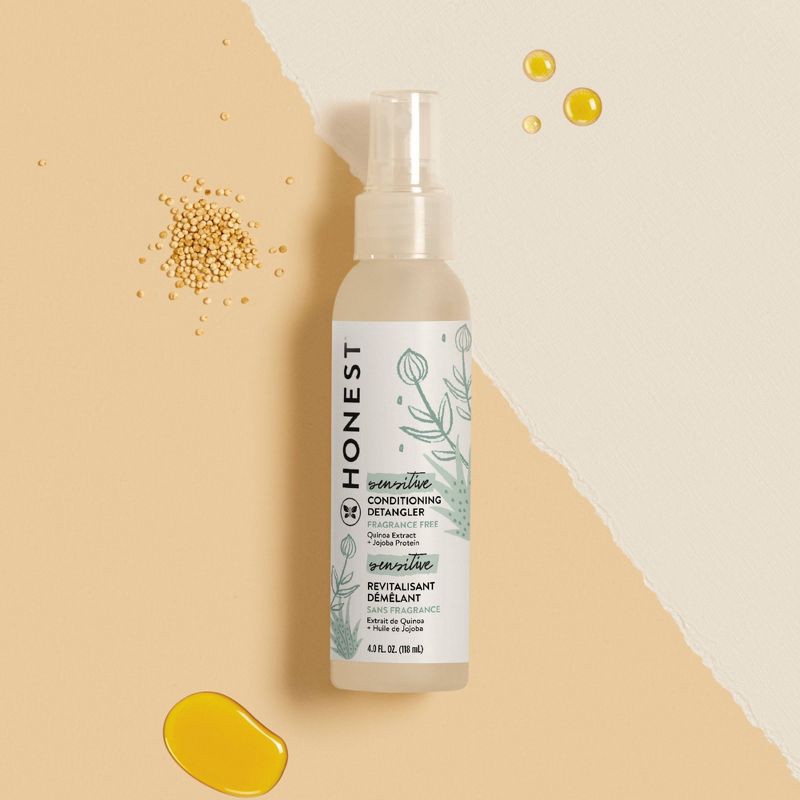 slide 2 of 8, The Honest Company Sensitive Conditioning Detangler - Fragrance Free - 4 fl oz, 4 fl oz