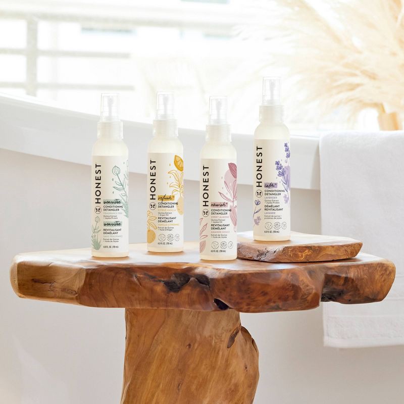 slide 7 of 8, The Honest Company Sensitive Conditioning Detangler - Fragrance Free - 4 fl oz, 4 fl oz